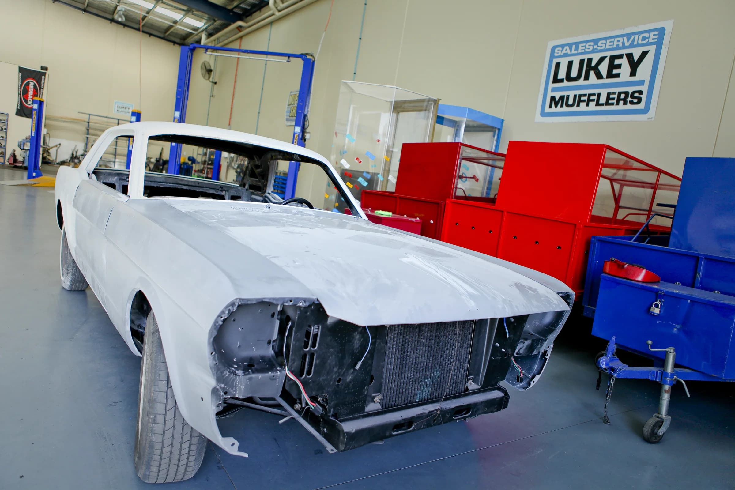 Vehicle work at the ATR workshop
